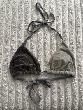 ✨•Aerie Sparkle Triangle Bikini Top•✨